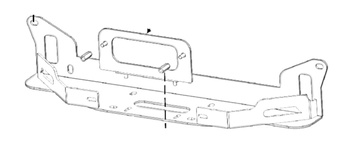 Mercedes X Windenmontageplatte