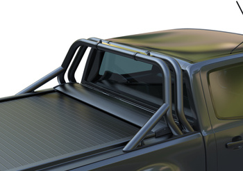 Juodi bagažinės vamzdžiai Sportas Dvigubas aptakas Volkswagen Amarok 2010-2022