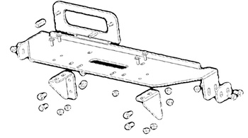 Windenmontageplatte Toyota Hilux 2015-